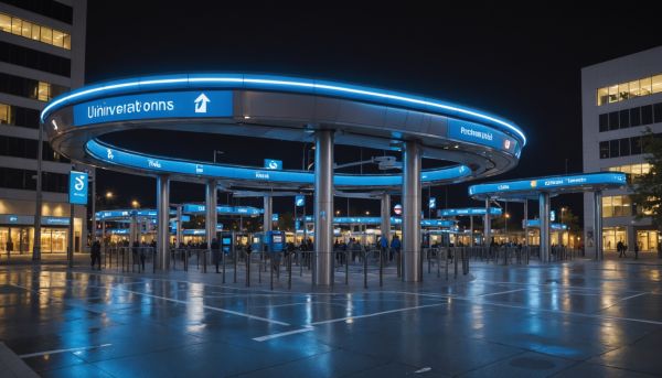 Signalétique extérieure : guider les voyageurs de nuit